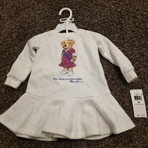 Ralph Lauren Polo Bear White Dress